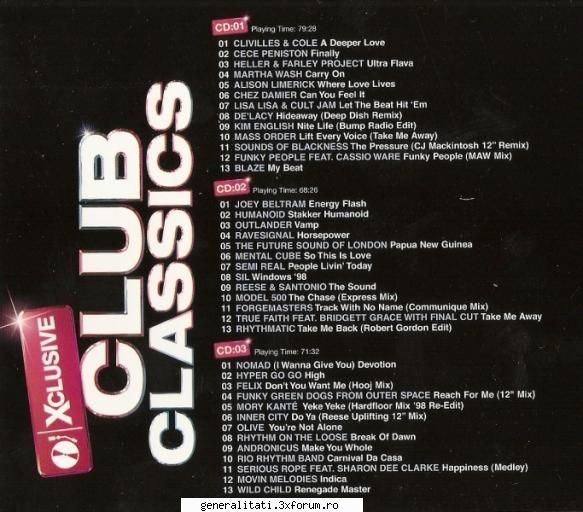 club (full album 3cds + 
 
  va - xclusive club classics (2007) - club [album full]